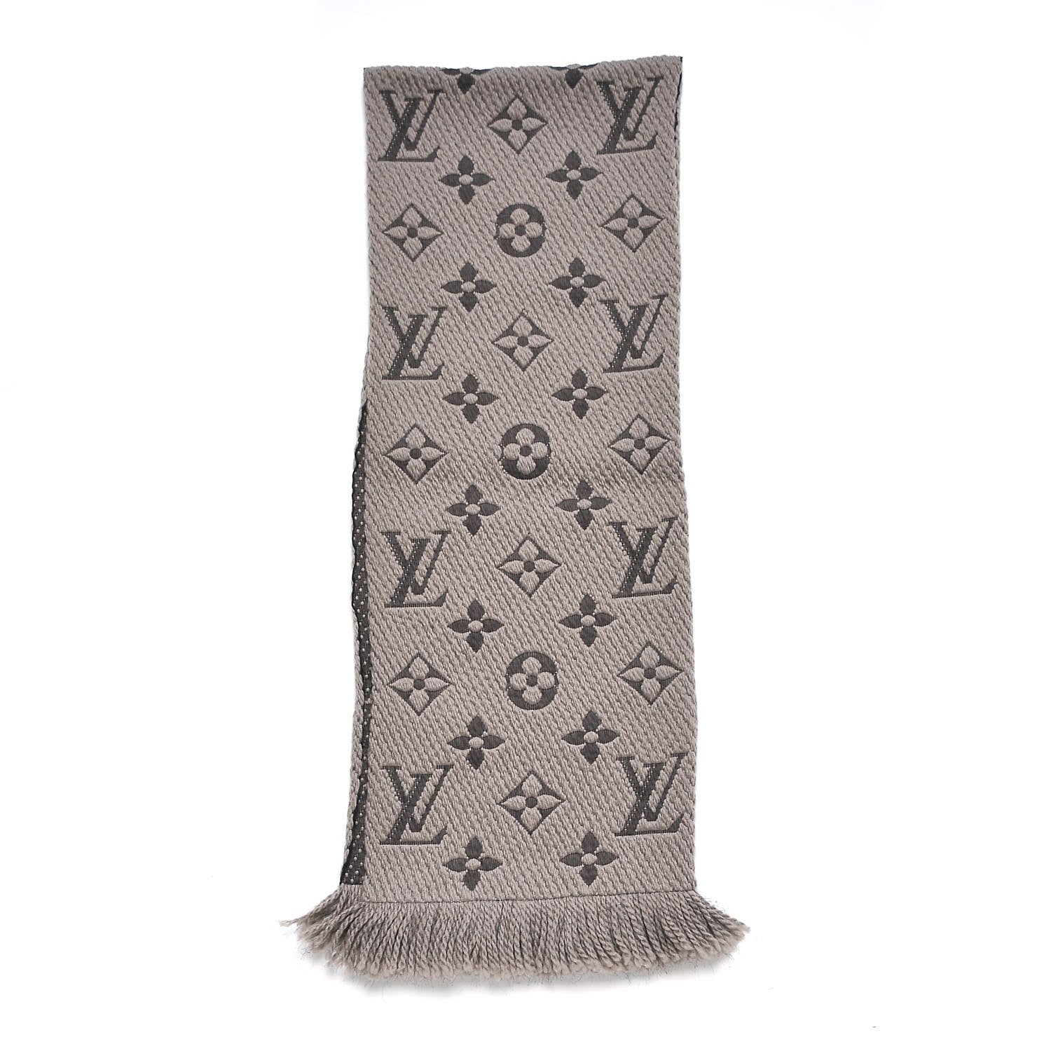 Louis Vuitton Wool Silk Logomania Scarf Verone 3 of 4