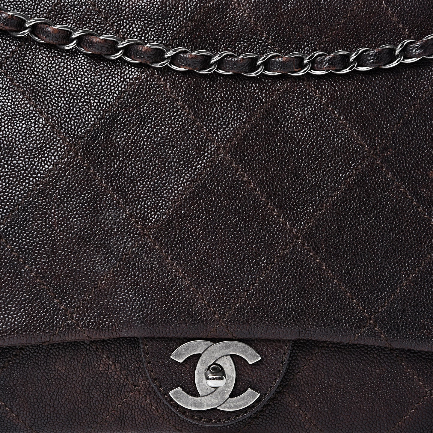 Caviar Outdoor Ligne Flap Dark Brown