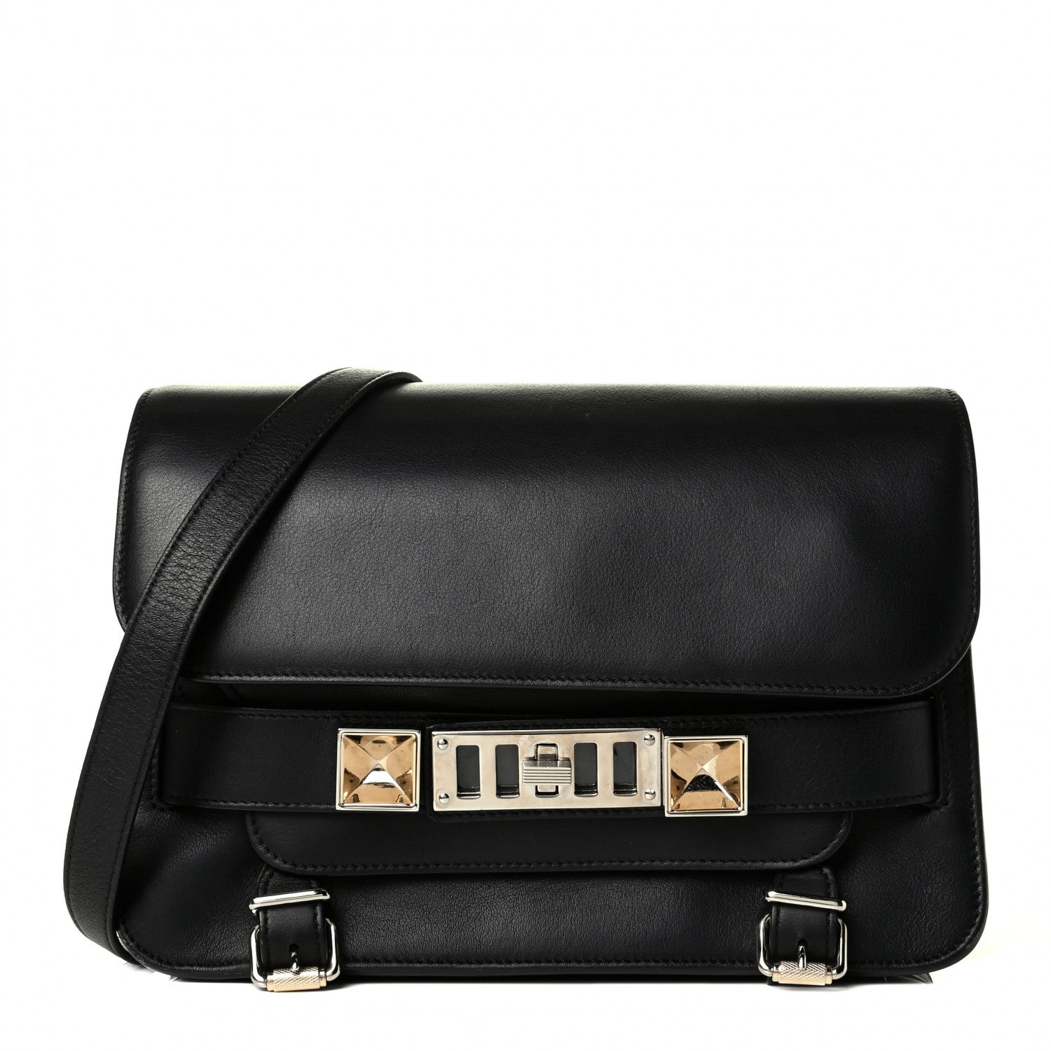 Proenza Schouler Calfskin PS11 Classic Shoulder Bag Black 1 of 7