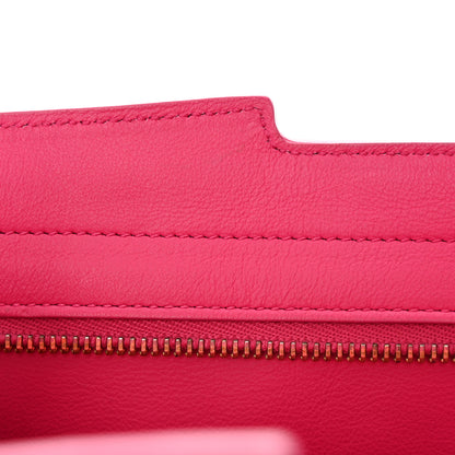 Saint Laurent Calfskin Baby Monogram Cabas Fuchsia 11 of 12