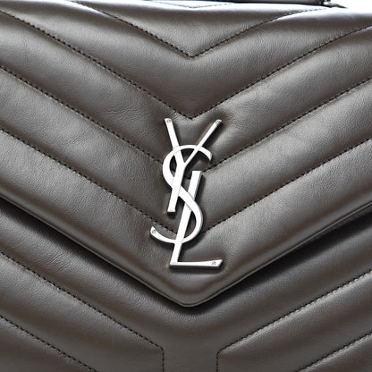 Saint Laurent Calfskin Y Quilted Monogram Medium Loulou Chain Satchel Faggio 11 of 11