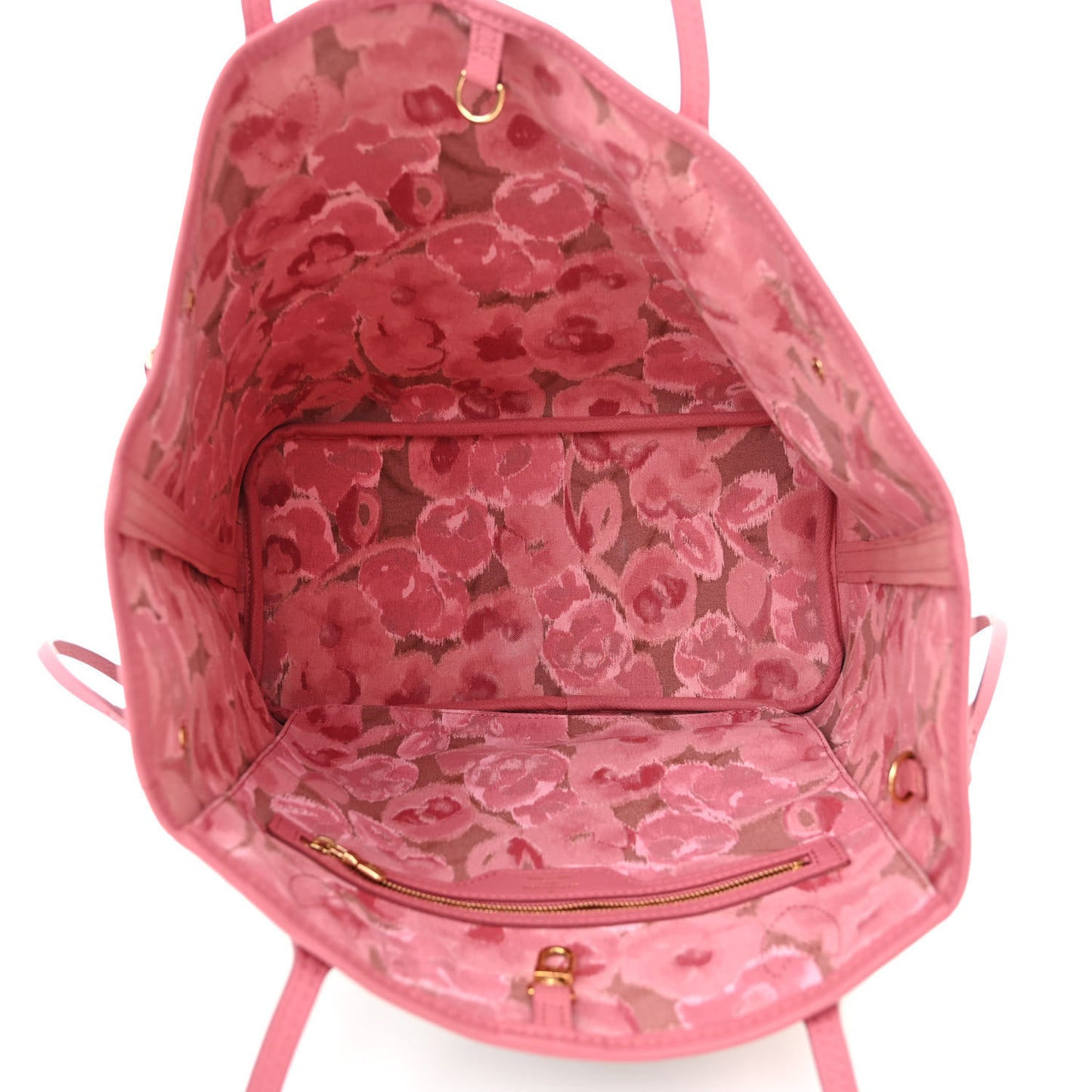 Monogram Articles de Voyage Ikat Neverfull MM Rose Velours