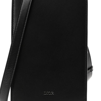 Christian Dior Lambskin Vertical Wallet On Strap Black 7 of 10