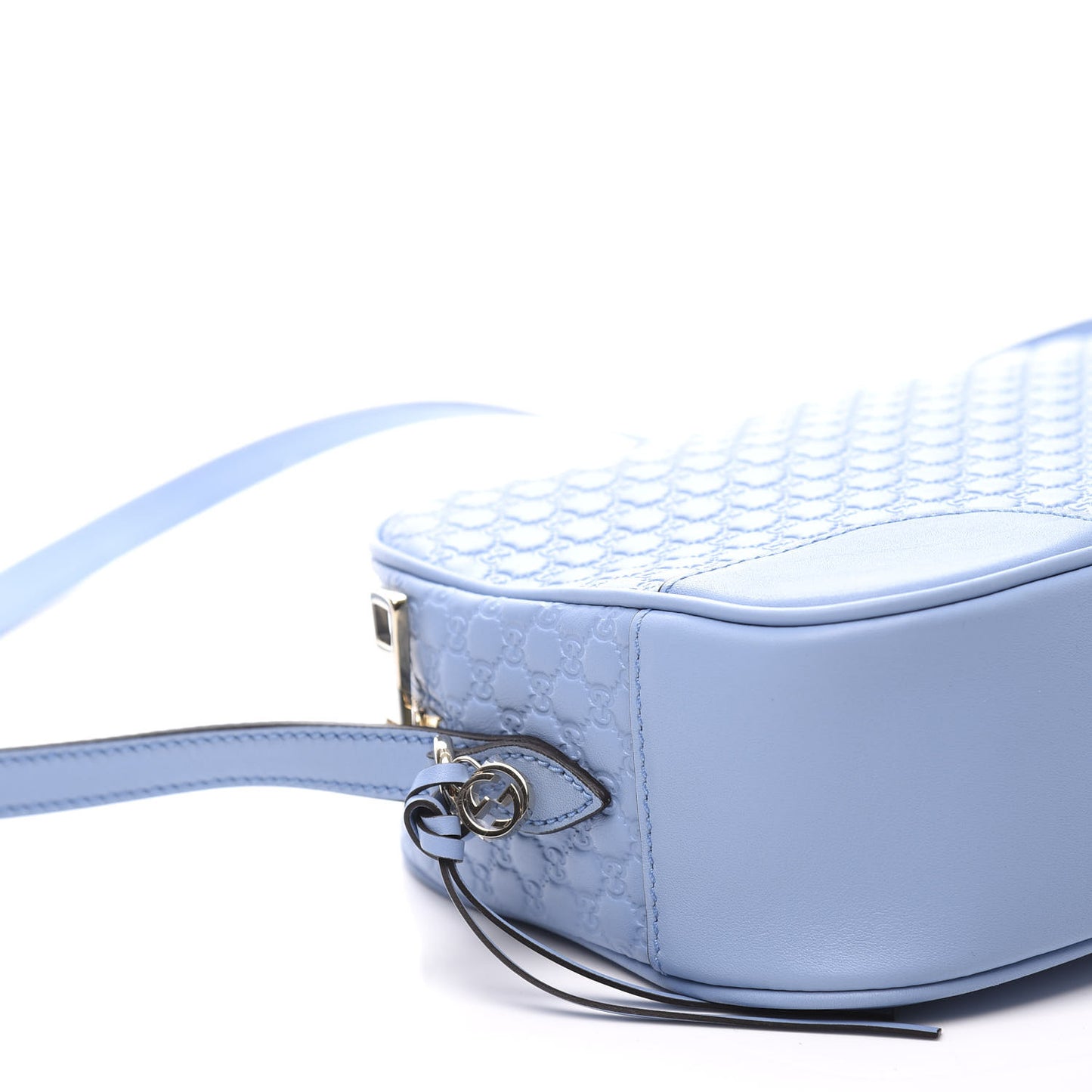 Microguccissima Mini Bree Messenger Bag Mineral Blue