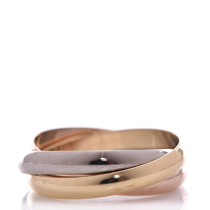 Cartier 18K Pink Yellow White Gold Small Trinity Ring 52 6 3 of 7