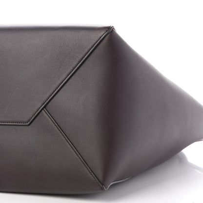 Celine Smooth Calfskin Small Belt Cabas Phantom Dark Brown 9 of 11