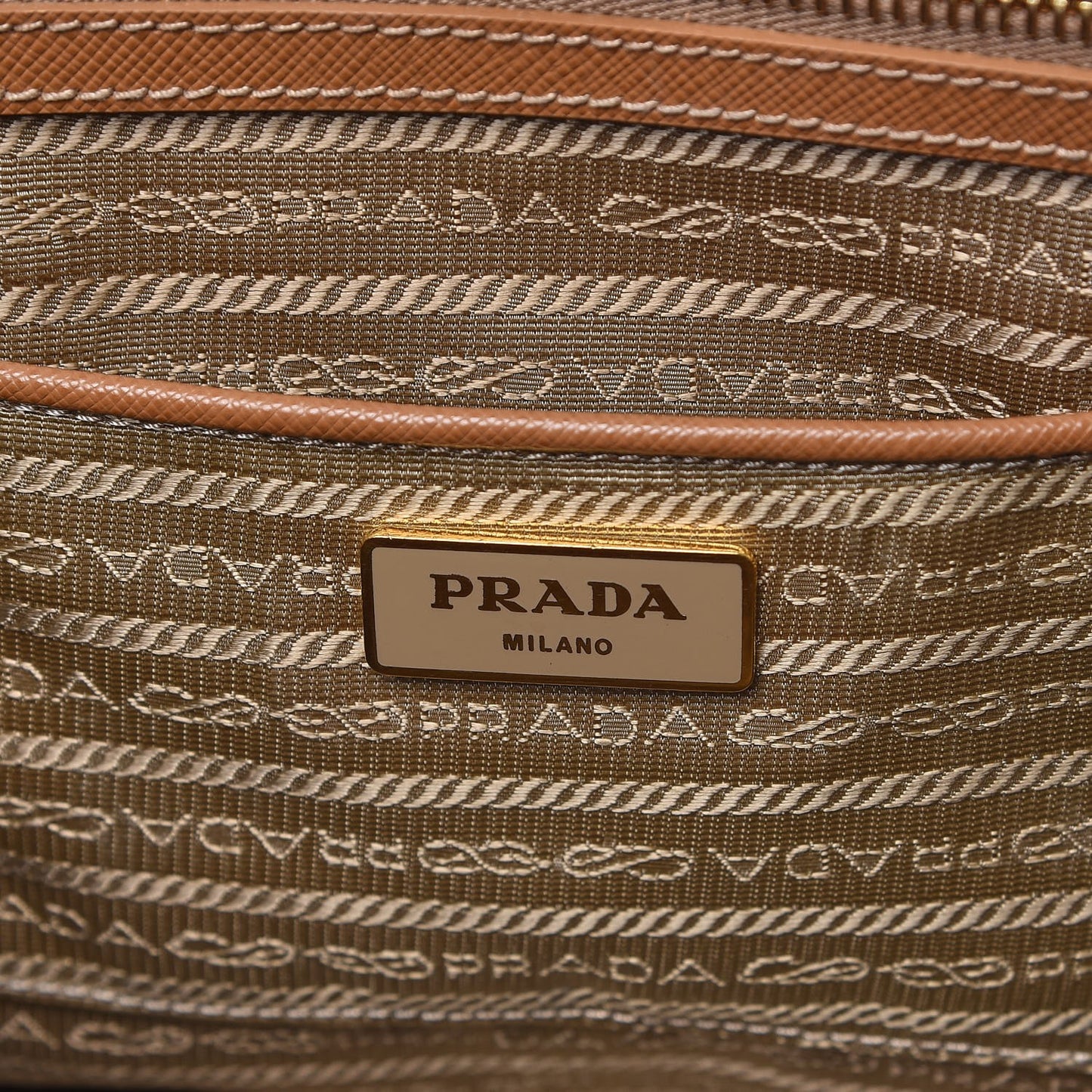 Saffiano Lux Large Tote Caramel