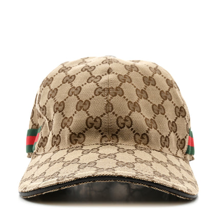 Gucci Monogram Web Baseball Hat L Beige Cocoa 3 of 9