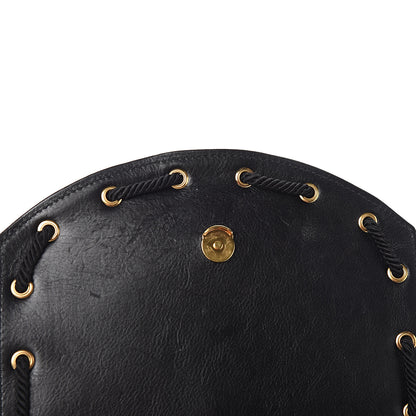 Saint Laurent Calfskin Medium Monogram Fetish Satchel Black 10 of 11