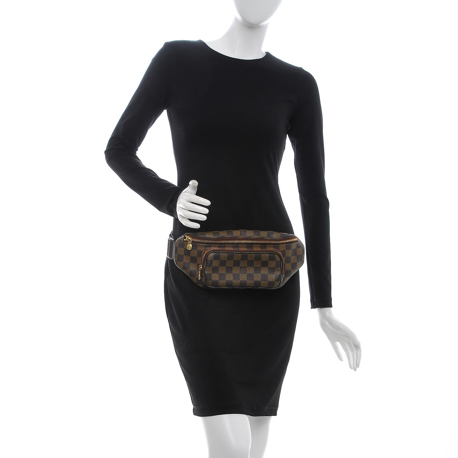 Louis Vuitton Damier Ebene Melville Belt Bag 2 of 8