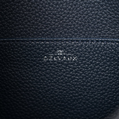 Delvaux Taurillon Pin Daily Surpique Bucket Navy 6 of 11