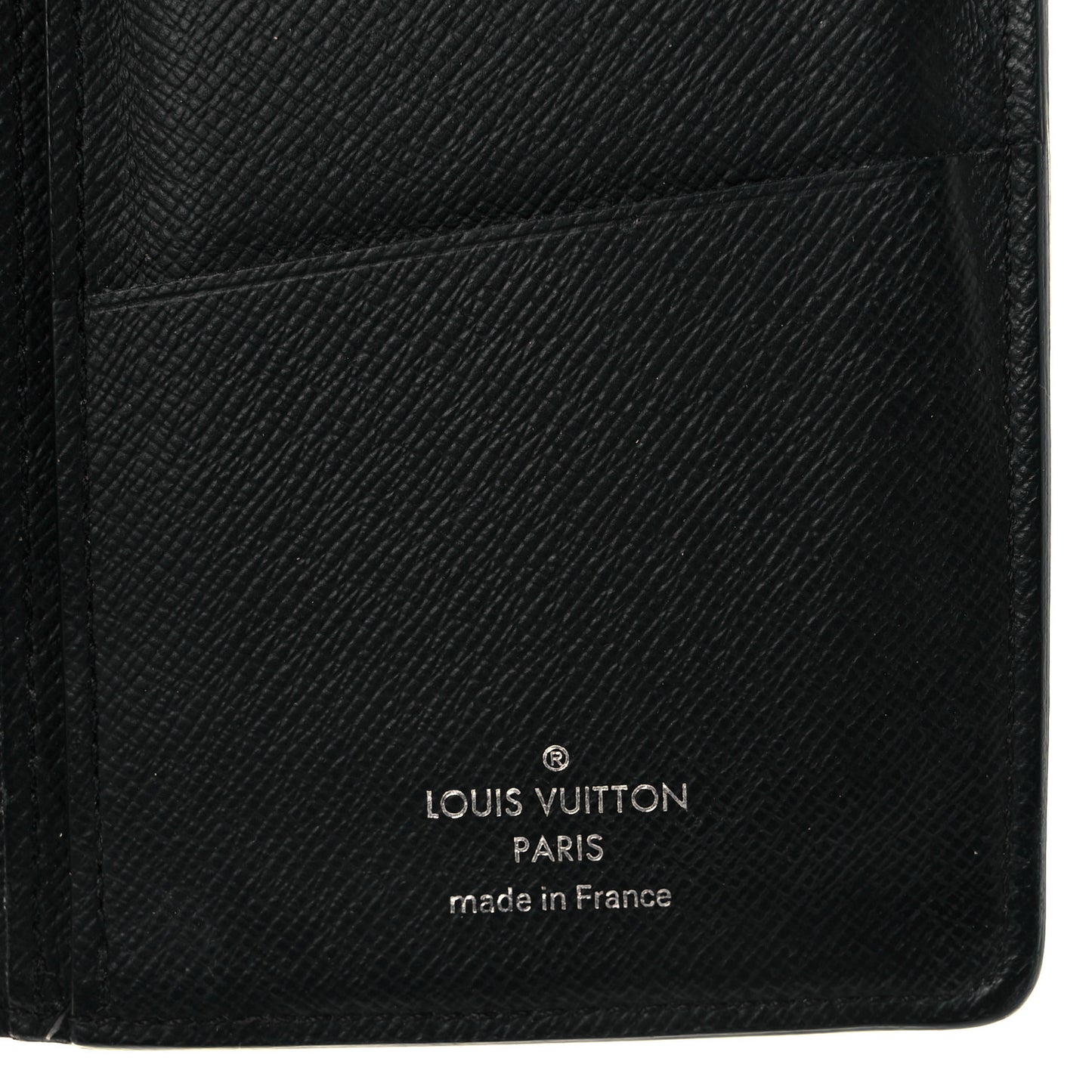 Epi LV Circle Brazza Wallet Black