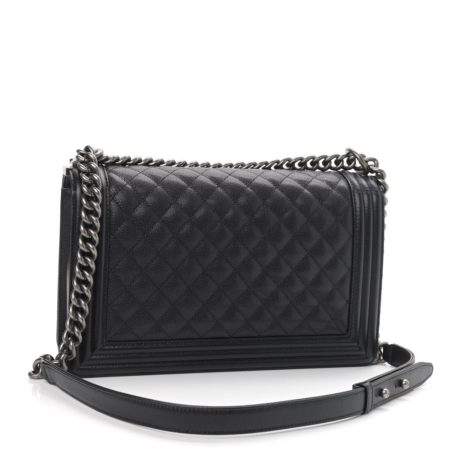 Chanel Caviar Quilted New Medium Boy Flap Black 3 of 9