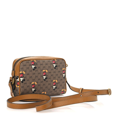 Gucci X DISNEY Mini Vintage GG Supreme Monogram Mickey Mouse Shoulder Bag Beige Vintage Sun Oil 3 of 11