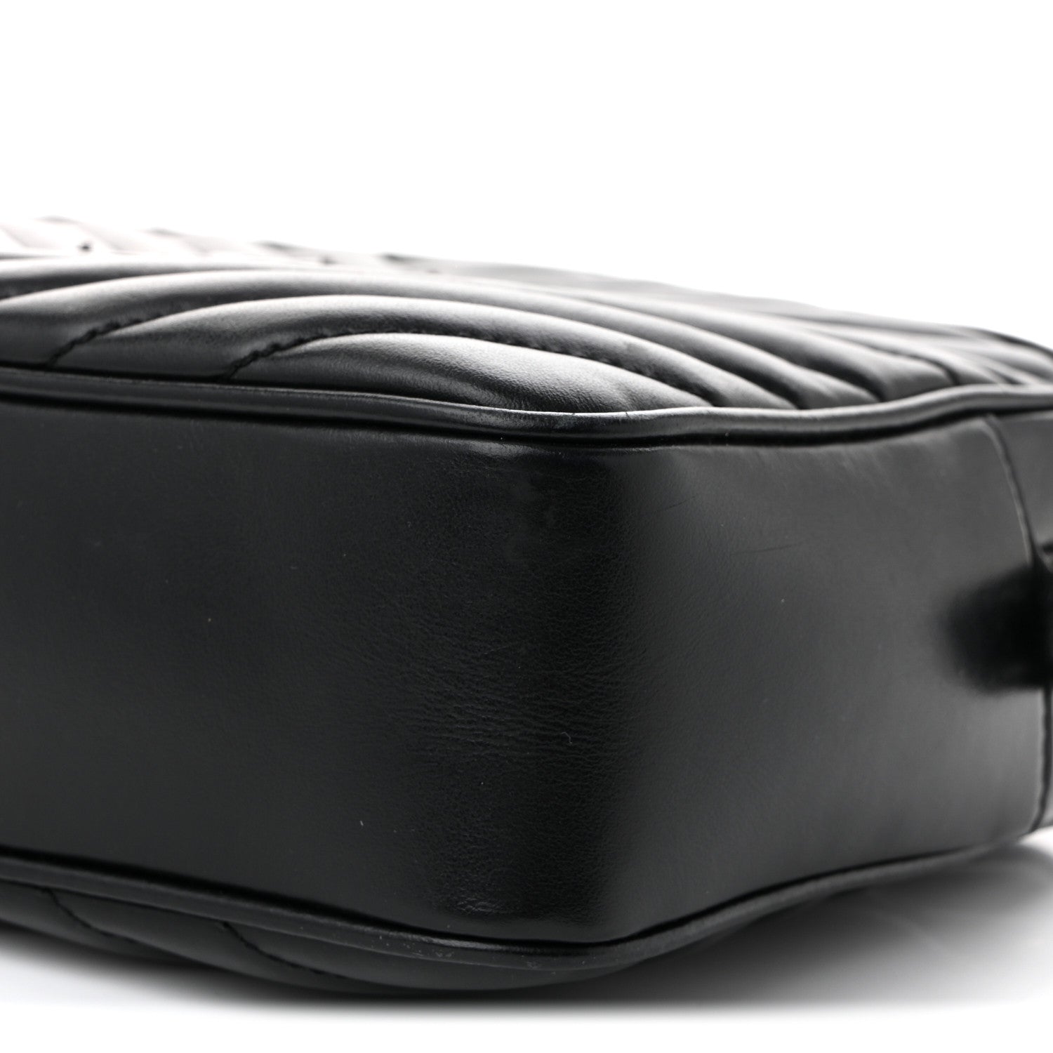 Saint Laurent Calfskin Matelasse Monogram Monochrome Lou Camera Bag Black 10 of 13