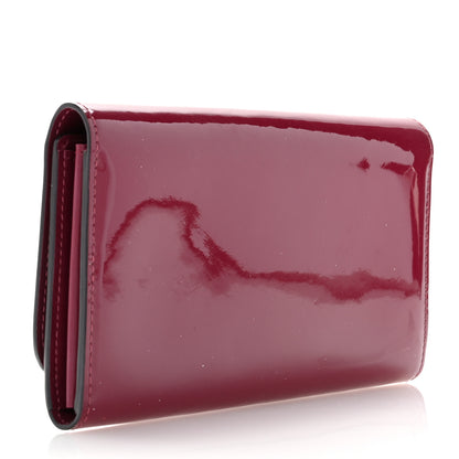 Louis Vuitton Patent Monogram Twist Wallet Magenta 3 of 7