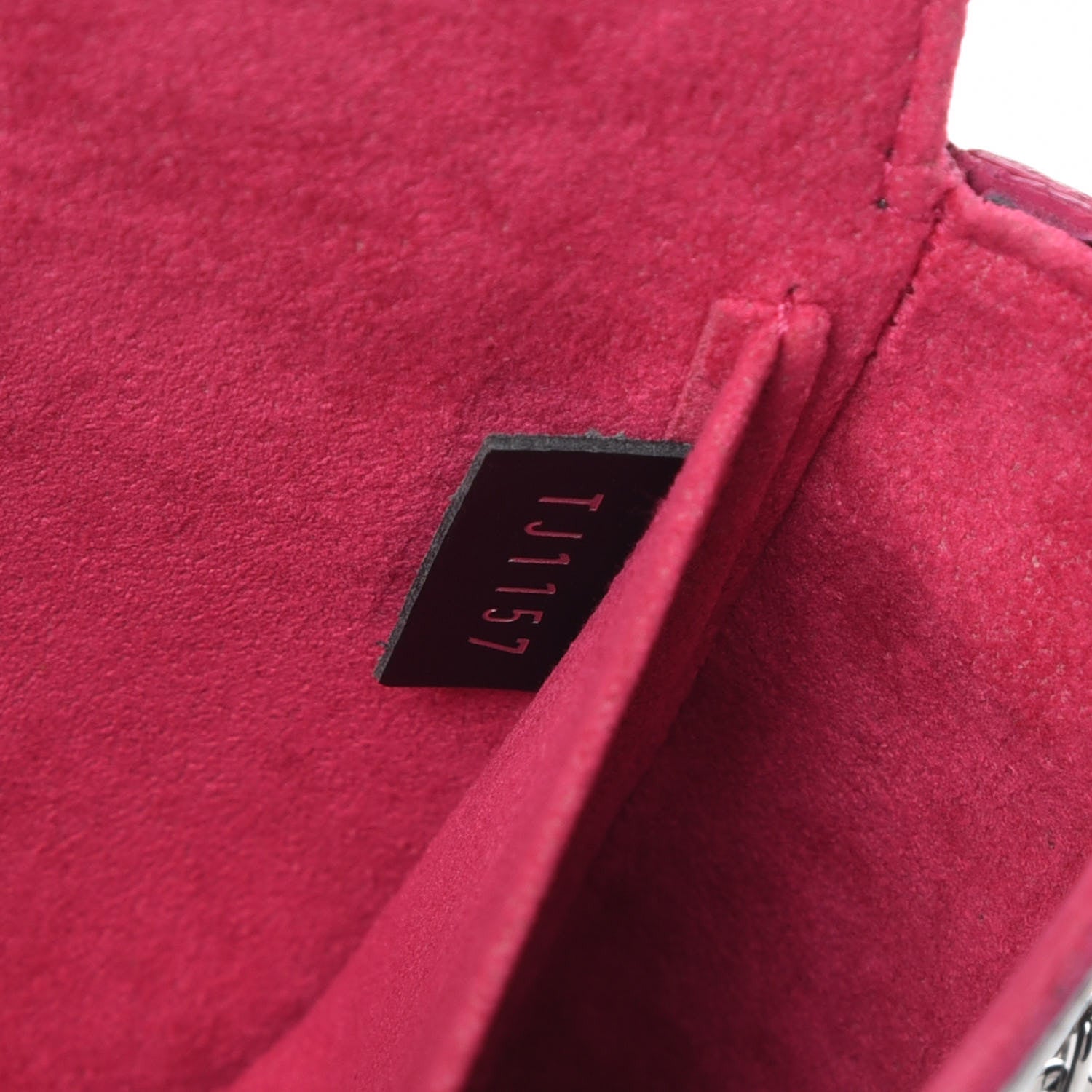 Louis Vuitton Epi Pochette Felicie Black Hot Pink 10 of 11