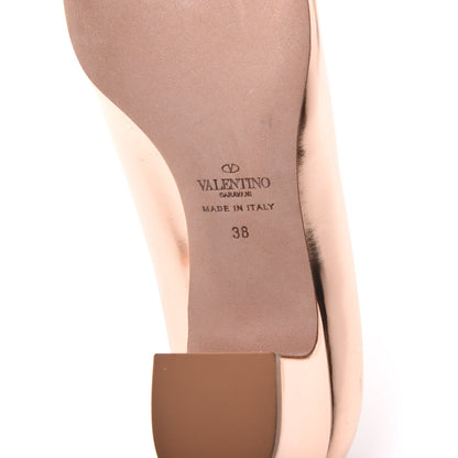 Valentino Garavani Metallic Nappa Tan-Go Mary Jane 60mm Pumps 38 Soft Noisette 6 of 8
