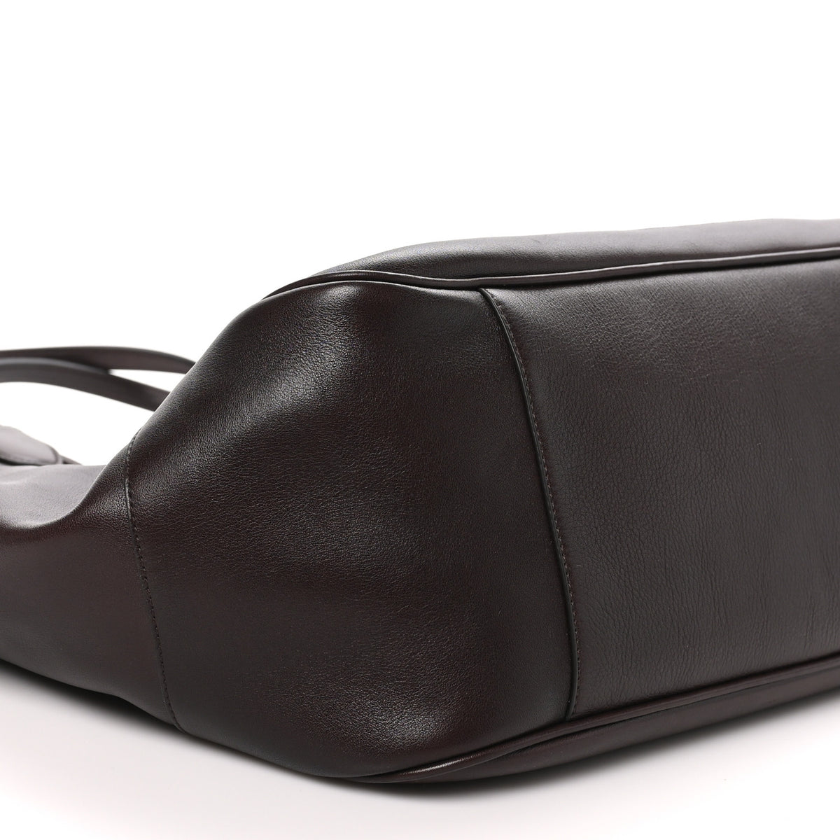 Gucci Soft Calfskin Medium Mercato Tote Bag Dark Brown 8 of 9
