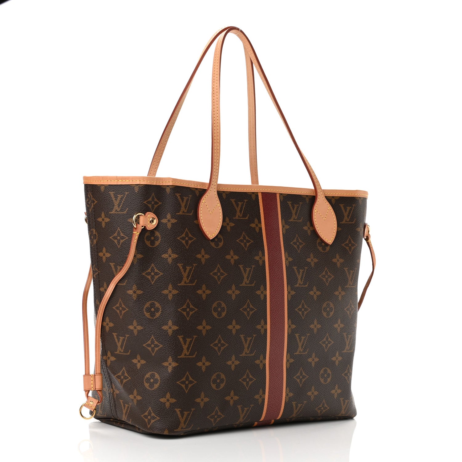 Louis Vuitton Monogram My LV Heritage Neverfull MM Burgundy Orange