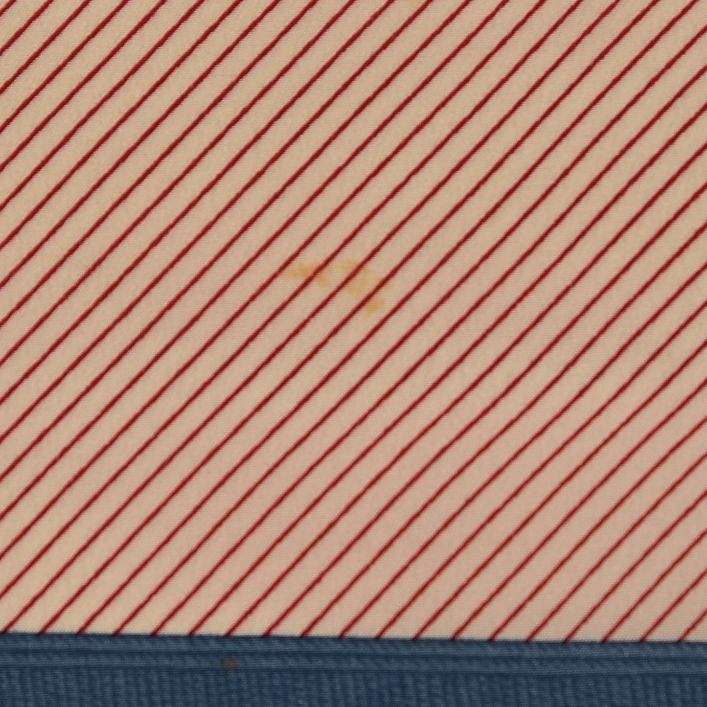 Silk Bow Stripe Print CC Square Scarf Beige