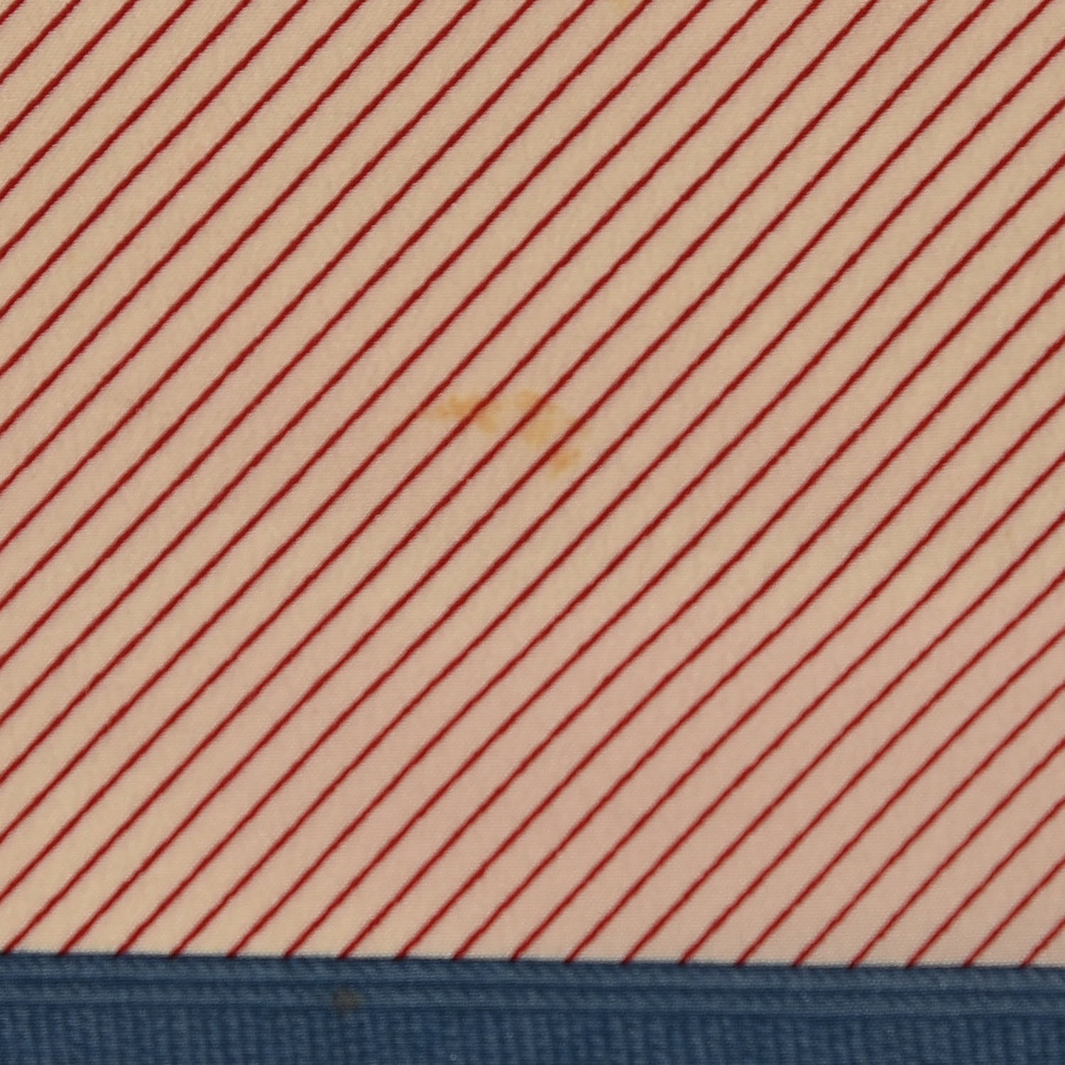 Chanel Silk Bow Stripe Print CC Square Scarf Beige 6 of 7