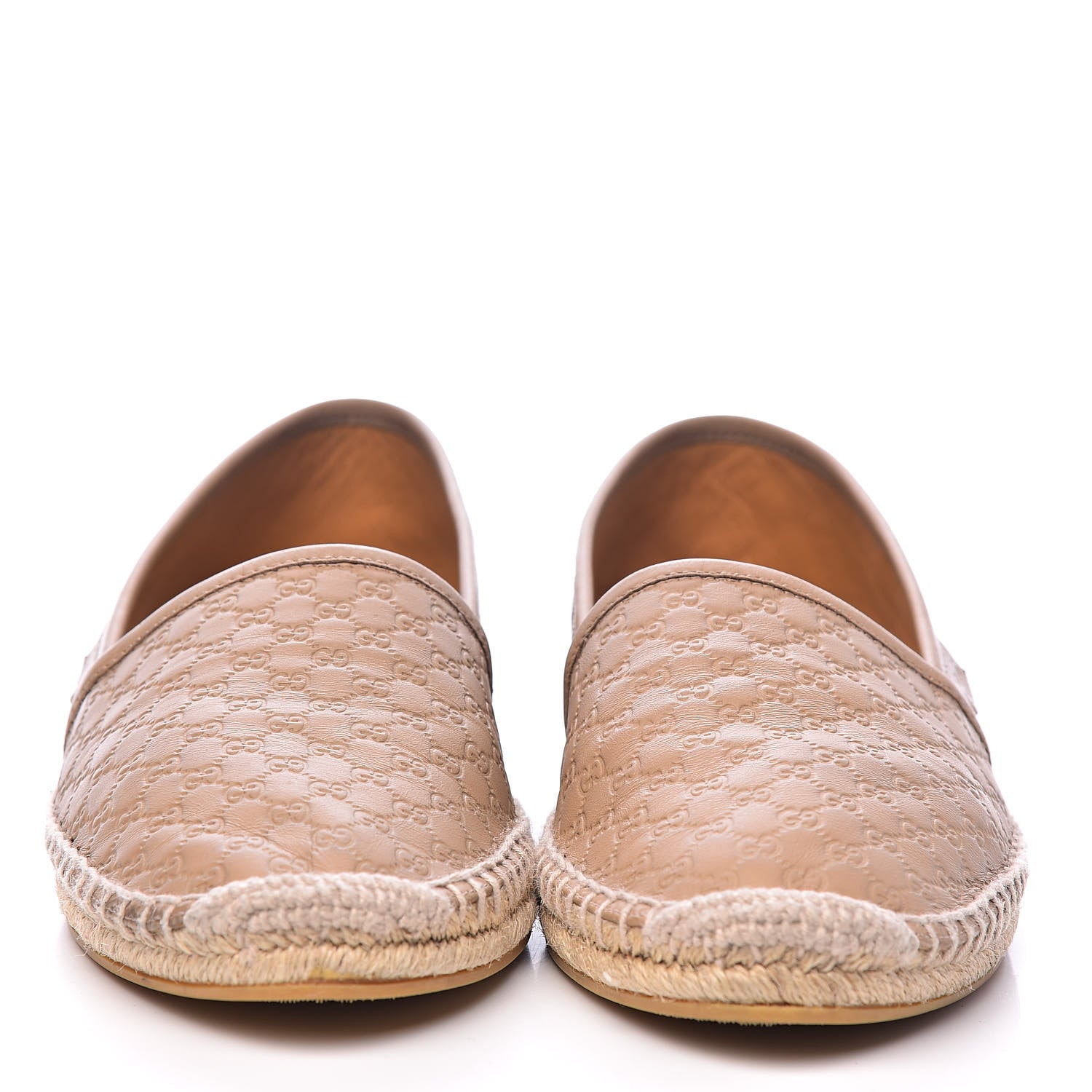 Gucci Guccissima Signature Espadrilles 40.5 Beige 2 of 15