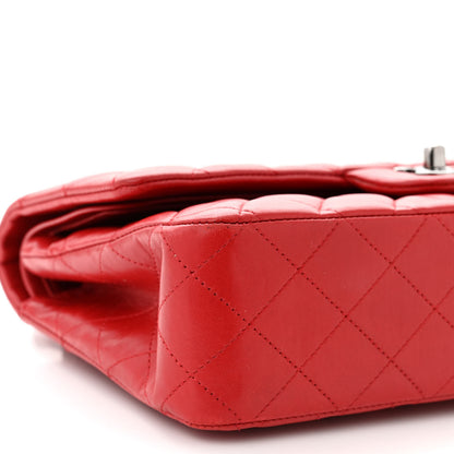 Chanel Lambskin Quilted Medium Double Flap Red 9 of 11