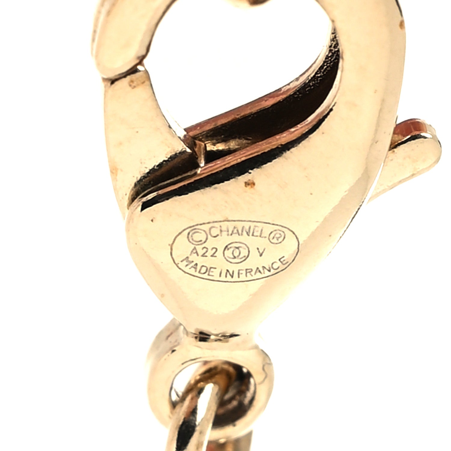 Chanel Crystal CC Choker Necklace Gold 5 of 5