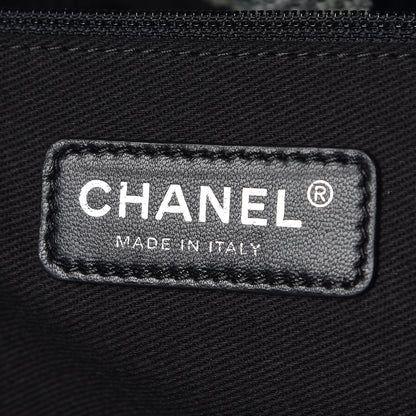 Chanel Woven Straw Raffia Large Deauville Tote Grey 7 of 8
