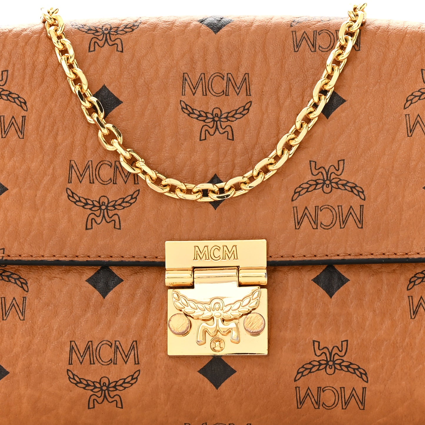 Visetos Small Millie Crossbody Bag Cognac
