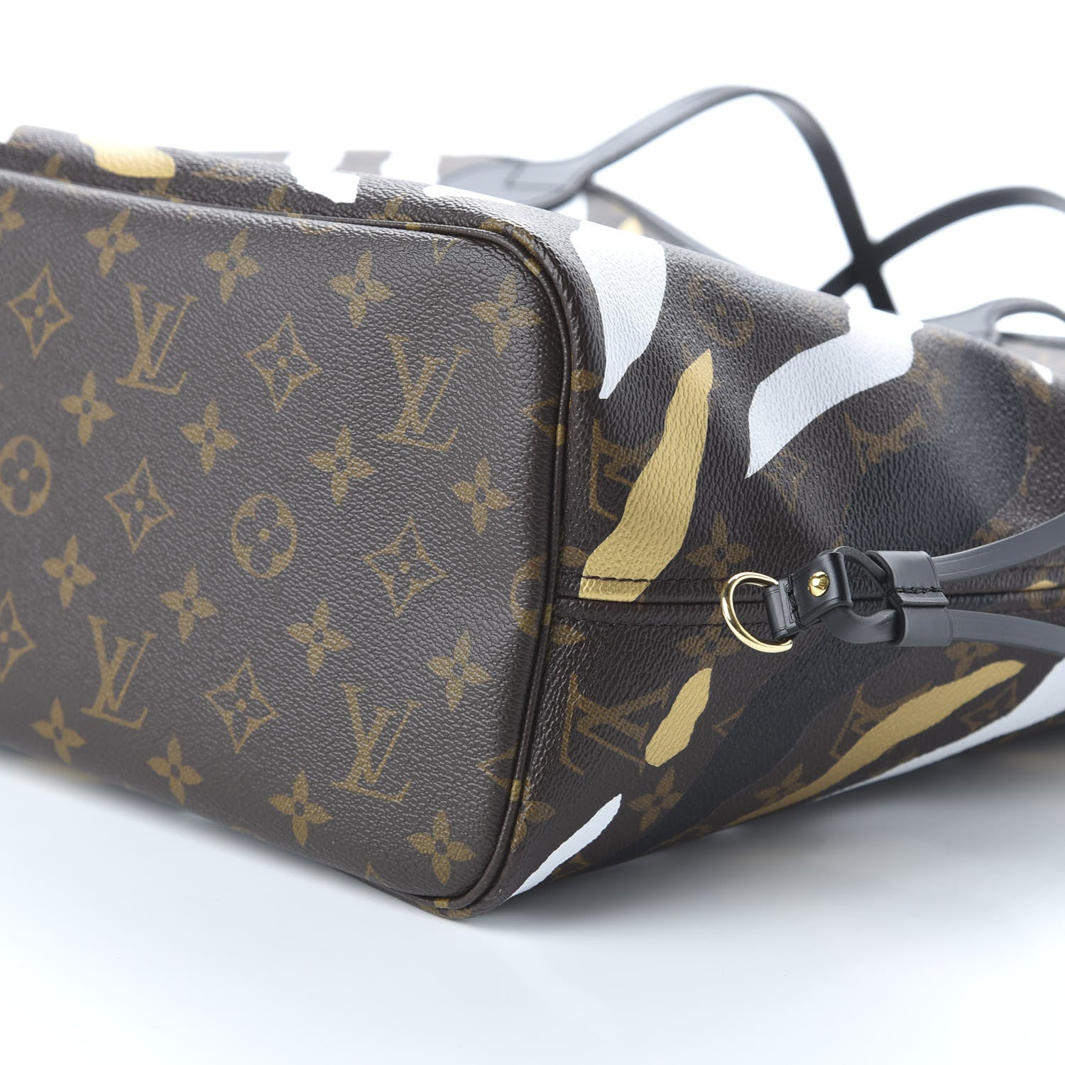 Louis Vuitton X LOL Monogram Neverfull MM Gold Silver 7 of 10