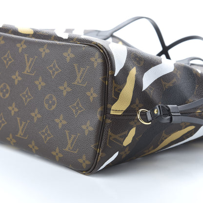 Louis Vuitton X LOL Monogram Neverfull MM Gold Silver 7 of 10
