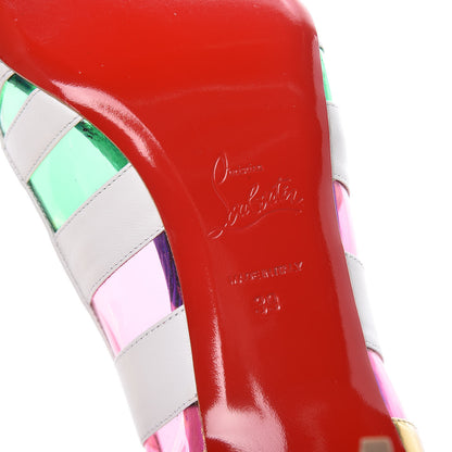 Christian Louboutin Patent Kid PVC Bandy 70 Pumps 39 Black 6 of 10