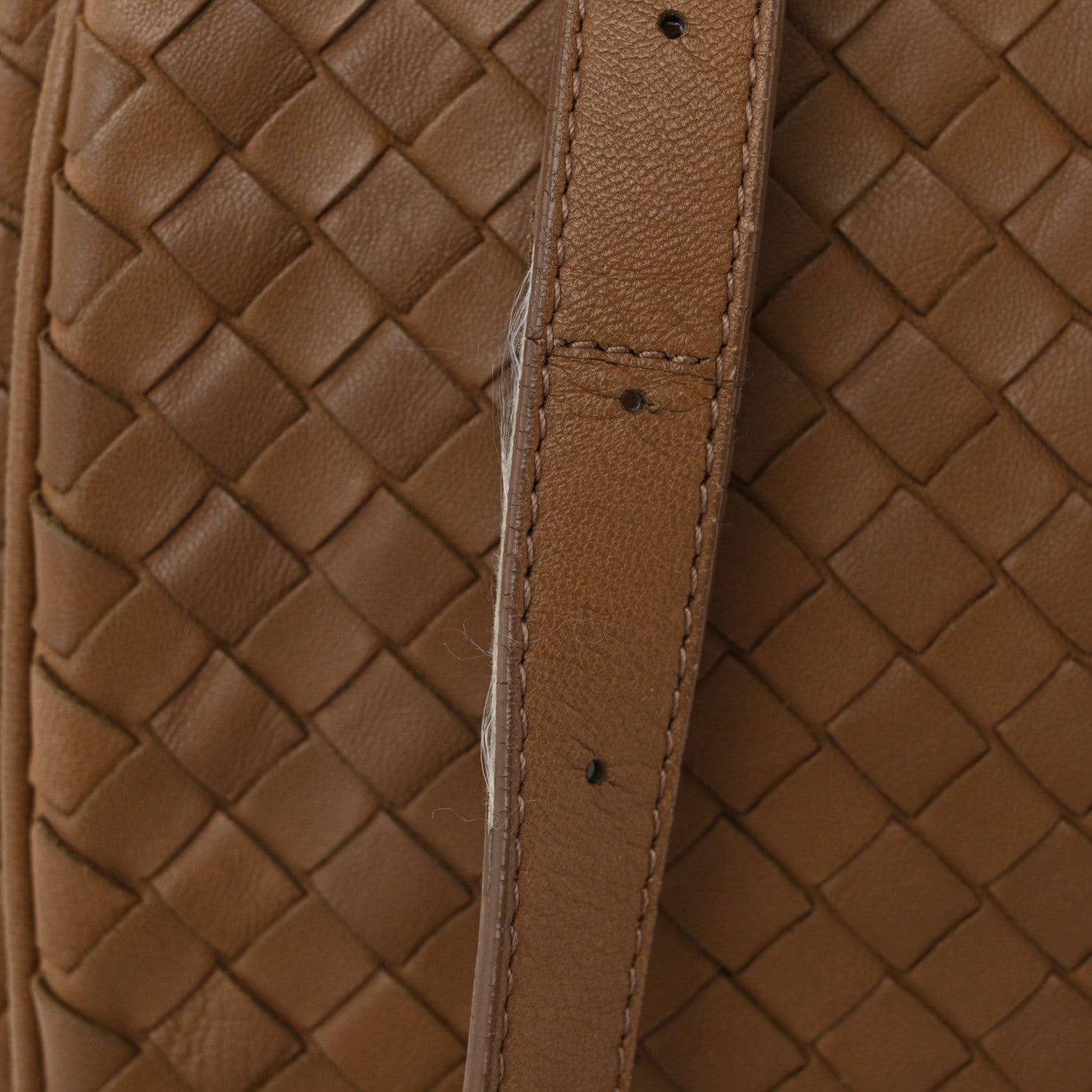 Bottega Veneta Nappa Intrecciato Messenger Bag Light Brown 11 of 11