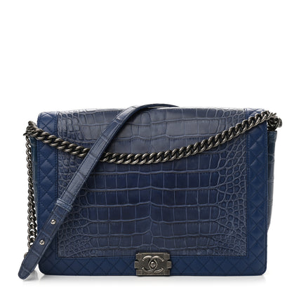 Chanel Alligator Large Boy Reverso Flap Boy 1 of 10