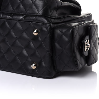 Chanel Calfskin Quilted Large Cambon Multipocket Reporter Black 10 of 10