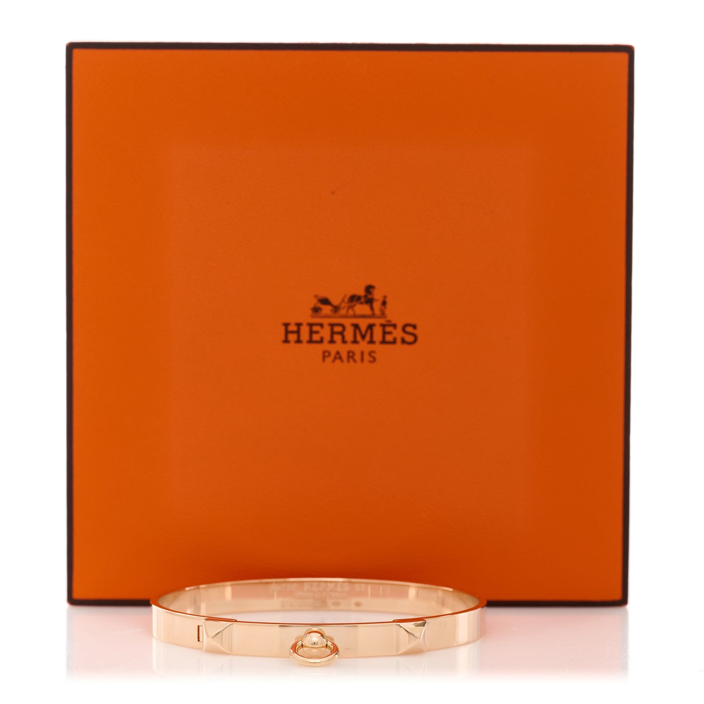 18K Rose Gold PM Collier De Chien Bracelet ST