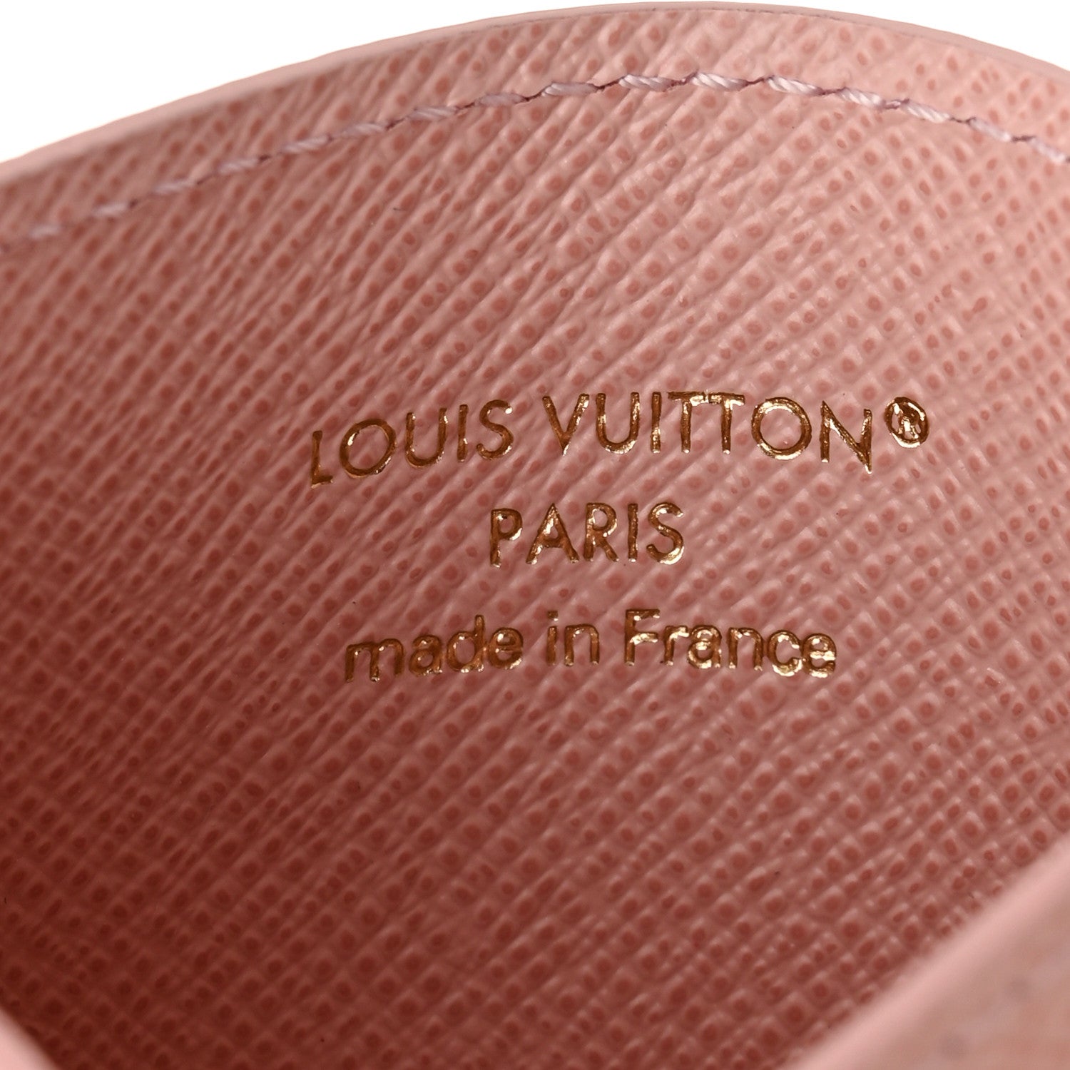 Louis Vuitton Monogram LV Charms Card Holder Rose Ballerine