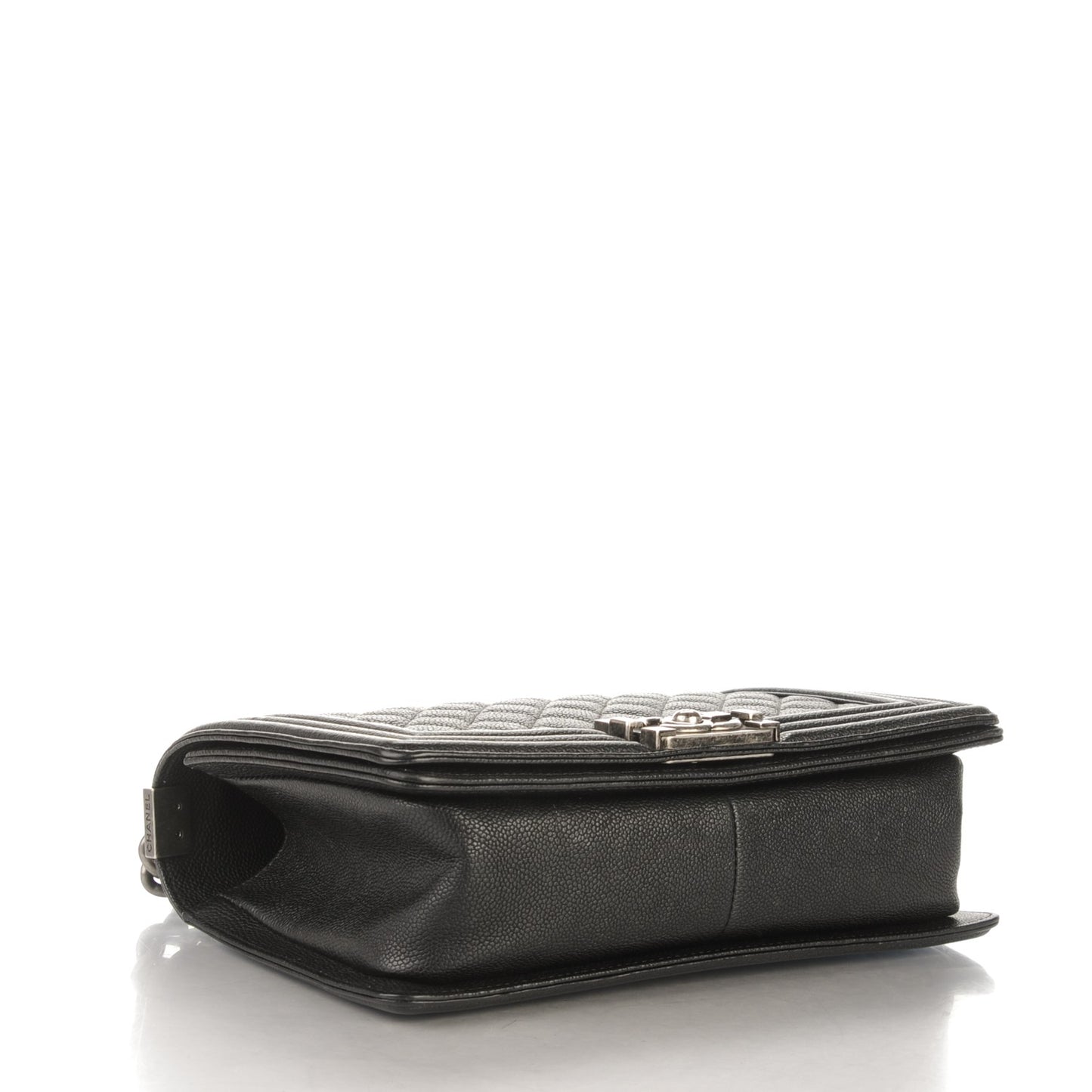 Caviar Quilted Medium Boy Flap Black