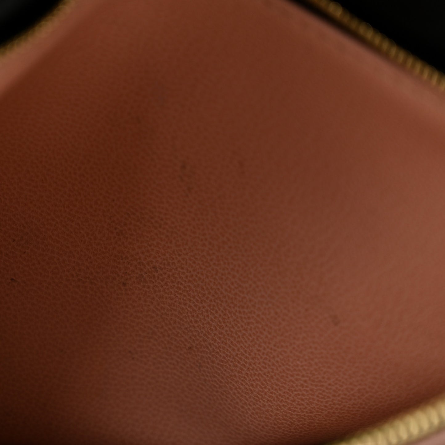 Lambskin Embossed Monogram Pochette Coussin Black