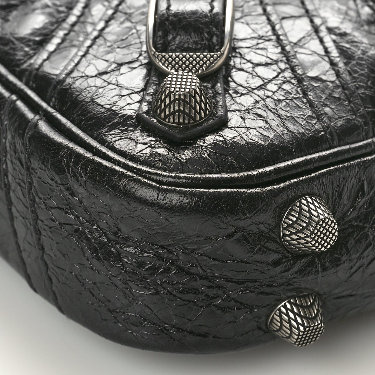 Agneau Arena Le Cagole Crossbody Bag Black