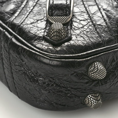 Balenciaga Agneau Arena Le Cagole Crossbody Bag Black 10 of 11