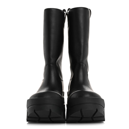 Balenciaga Vegetal Calfskin Bulldozer Boots 40 Black 2 of 10
