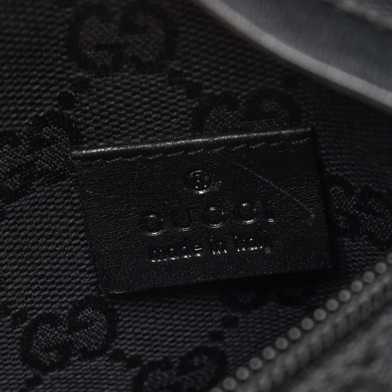Gucci GG Monogram Double Pocket Belt Bag Black 7 of 11