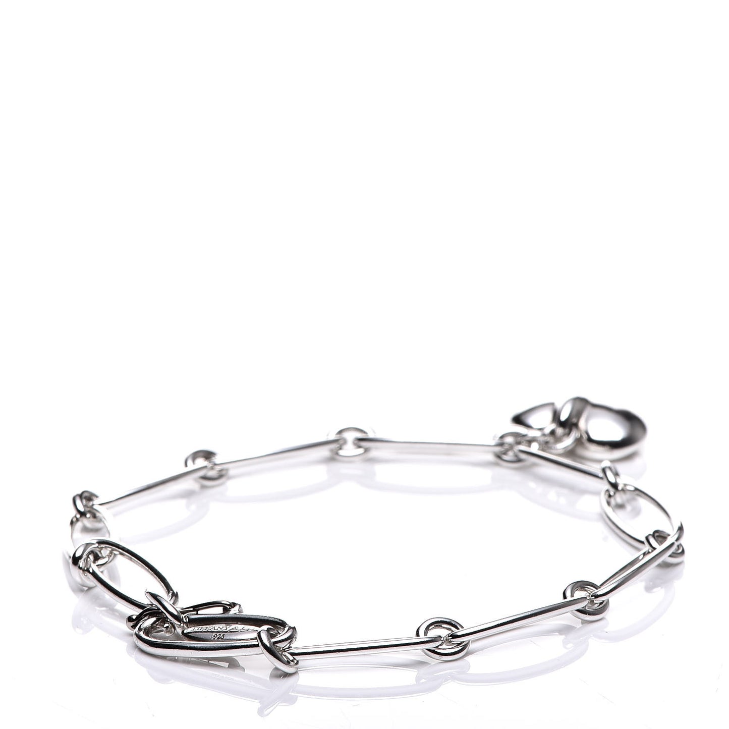 Sterling Silver Elsa Peretti Full Heart Bracelet