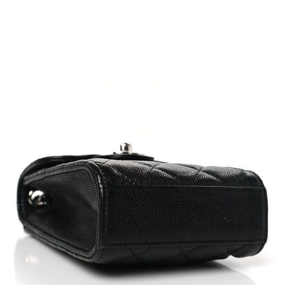 Chanel Caviar Quilted Classic Phone Holder Black 4 of 10