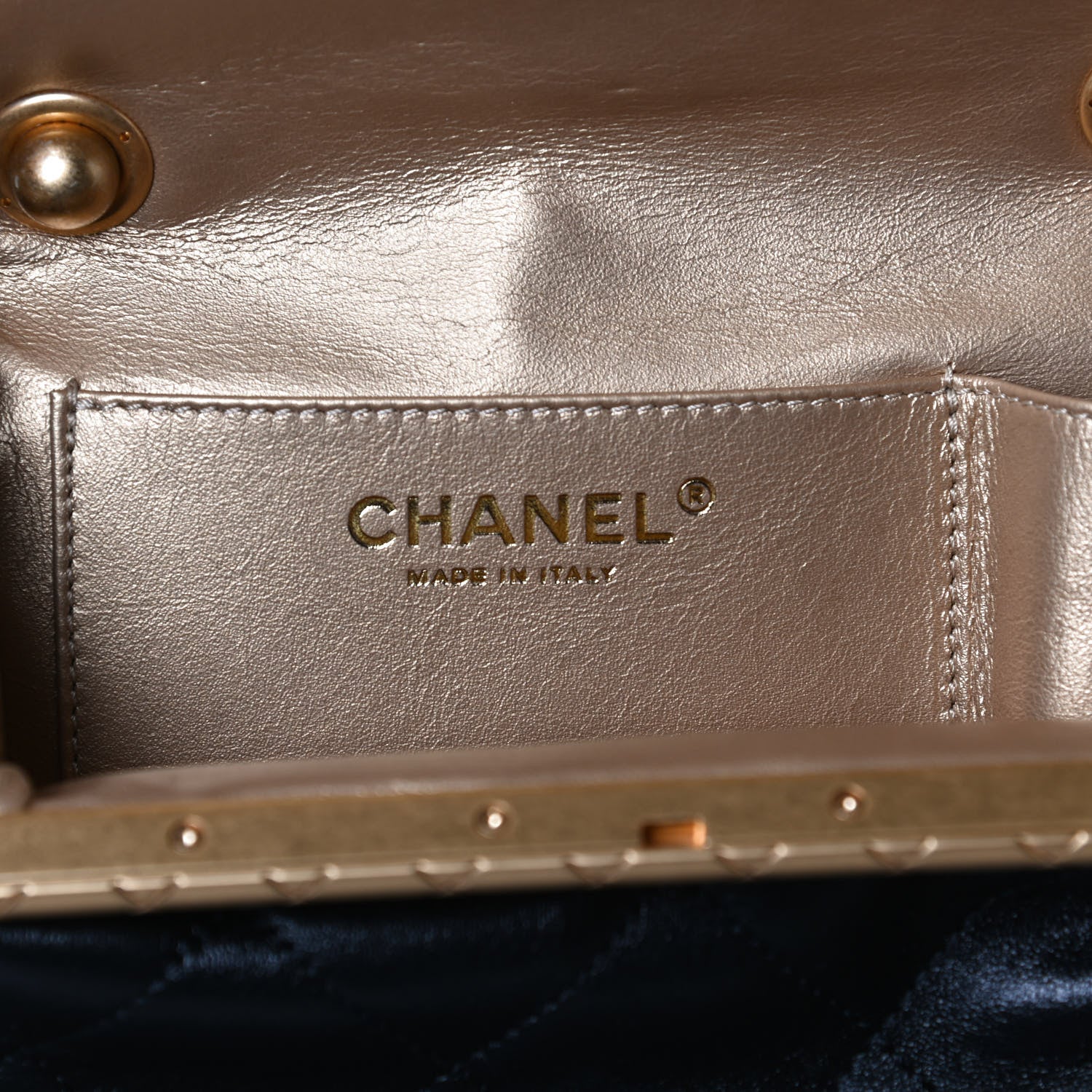 Chanel Lambskin Quilted My Crush Bag Black 6 of 14