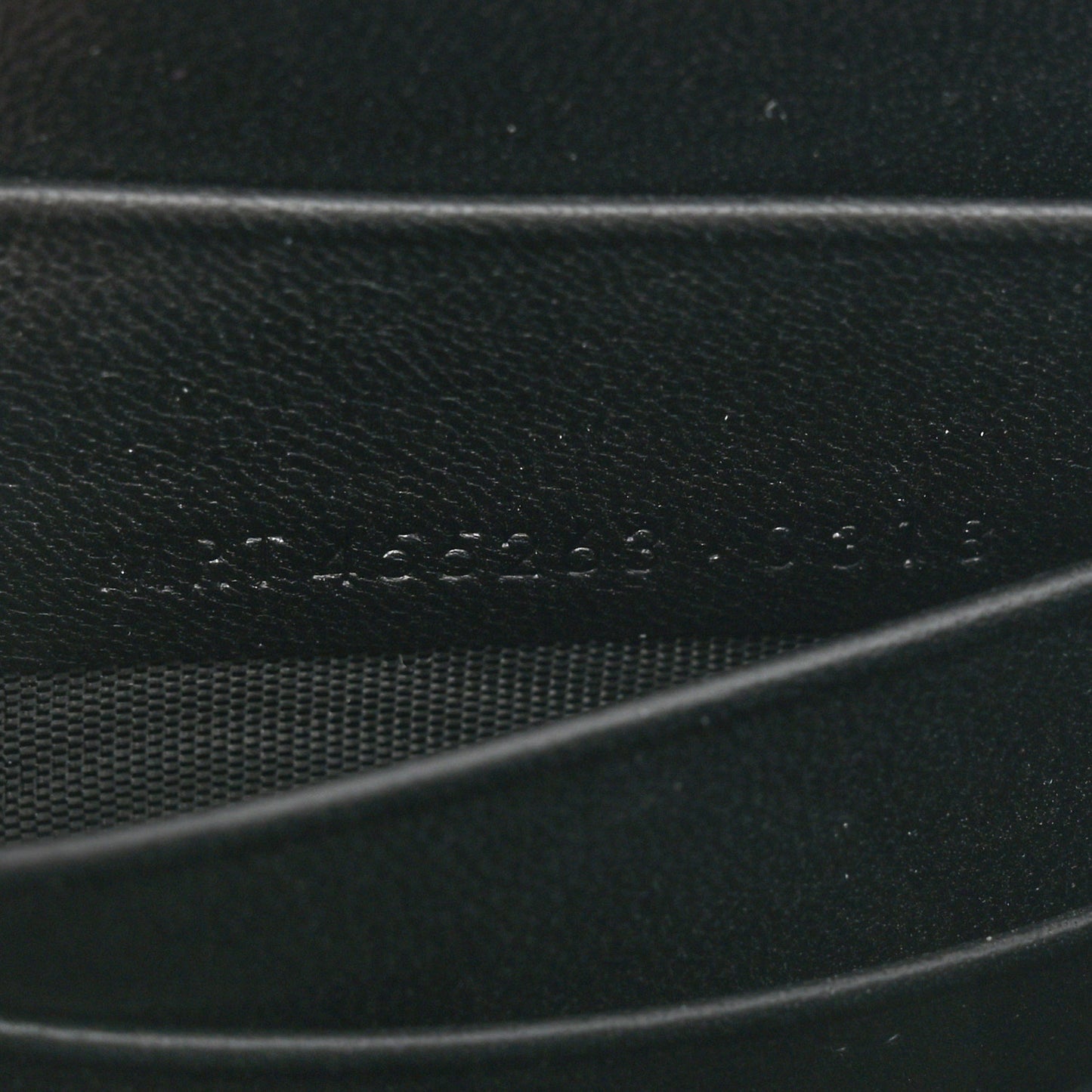 Suede Bead Embellished Classic Monogram Kate Tassel Chain Wallet Black