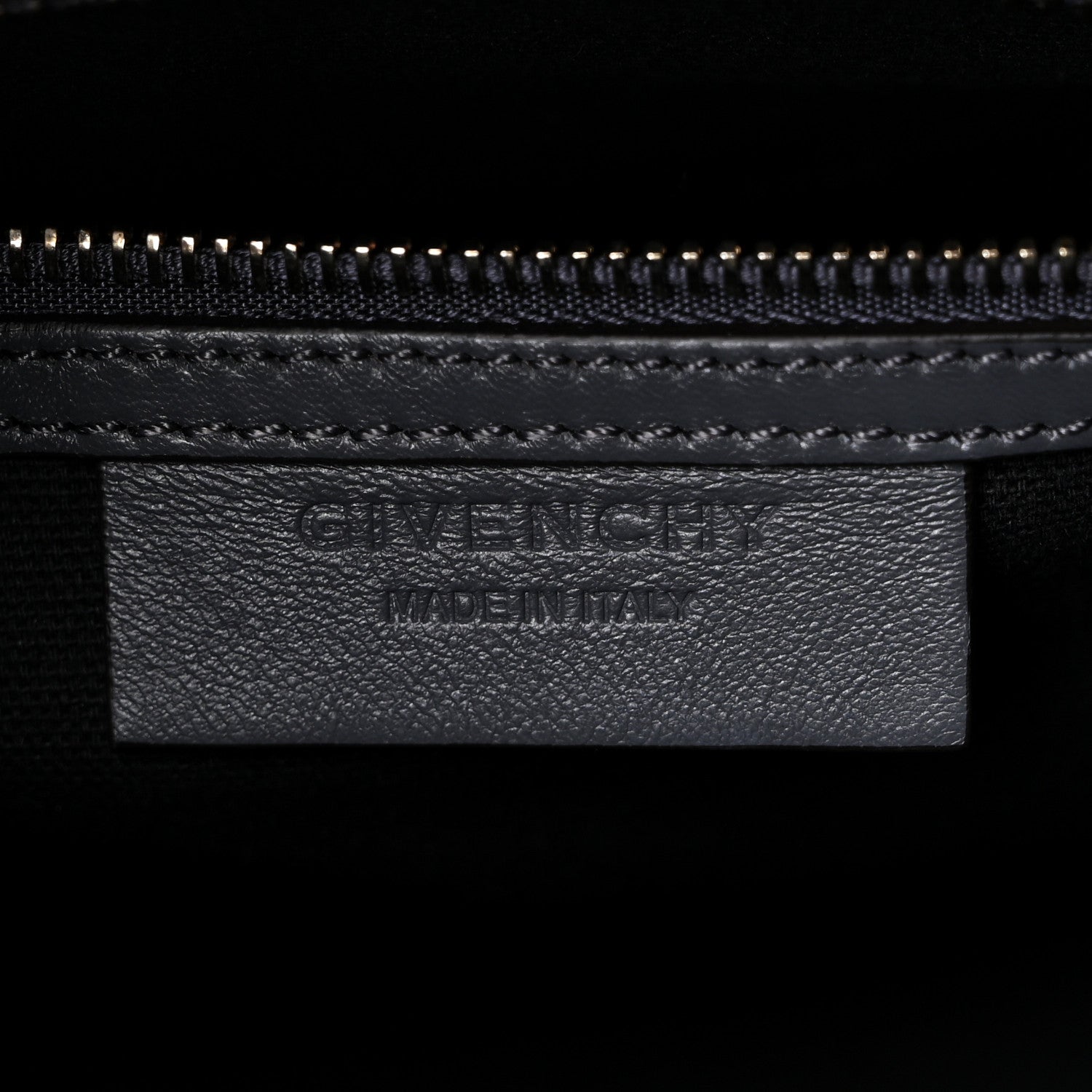 Givenchy Calfskin Crocodile Embossed Small Antigona Storm Grey 6 of 9